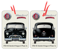 Standard Vanguard Phase 1a 1953-55 (black) Air Freshener